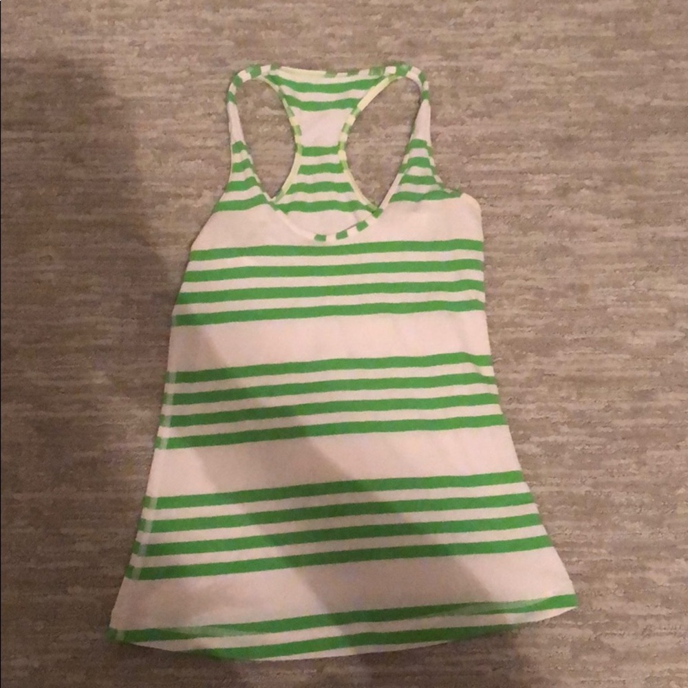 lululemon razor back tank top